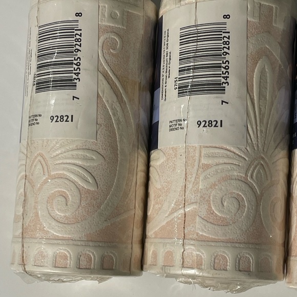 Graham & Brown Super Fresco Textured Vinyl Wallpaper Beige Lot 3 Made England - Picture 2 of 6